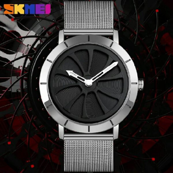 SKMEI 9204 Men Fashion Quartz Simple Stainless Steel Waterproof Casual Watch