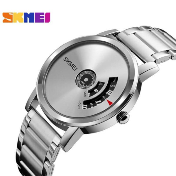 SKMEI 1260 Luxury Business Stainless Steel Watch - Silver