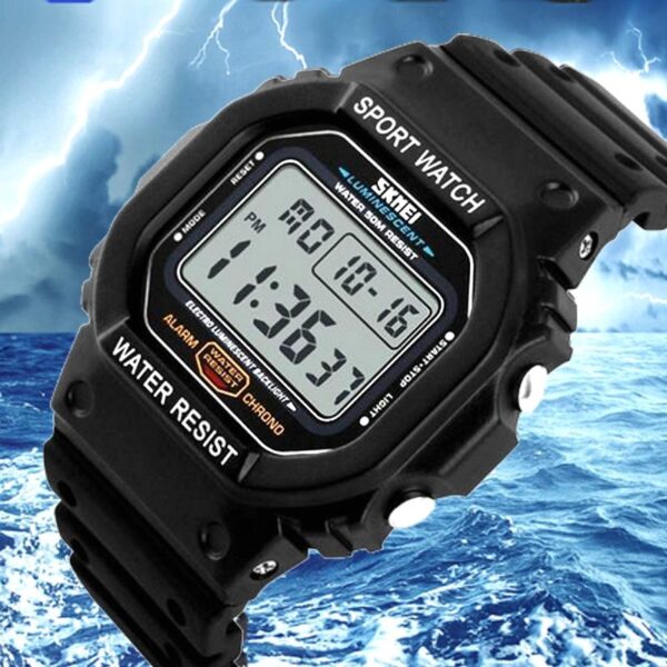 SKMEI 1134 Multifunction LED Digital Electronic Men Military 50M Waterproof Outdoor Sports Wristwatch