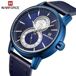 NAVIFORCE Nf3005 Date Function Luxury Chronograph Watch - Blue