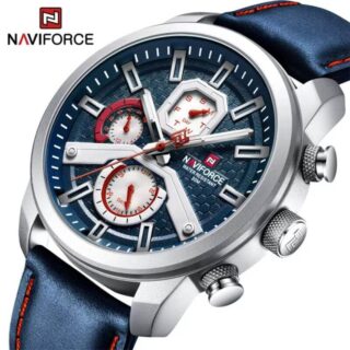 NaviForce NF9211 Fashion Chronograph Day Date Display Watch For Men- Blue