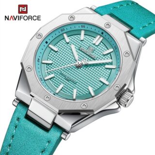 NaviForce NF5026 Elegant Polygonal Bezel Wrist watch For Women - Blue