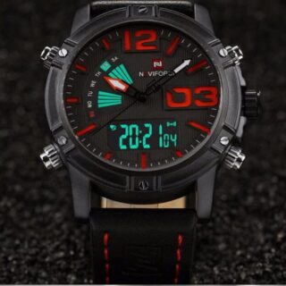 NAVIFORCE Nf9095 Dual Time Digital Analog Watch For Men