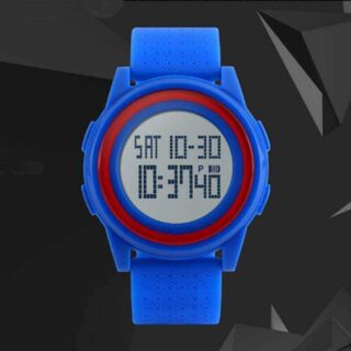 SKMEI 1206 Ultra Slim Sporty Digital Watch For Men - Blue