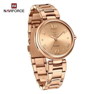 NaviForce NF5030 Casual Rose Gold Elegant Wrist watch For Women - RoseGold