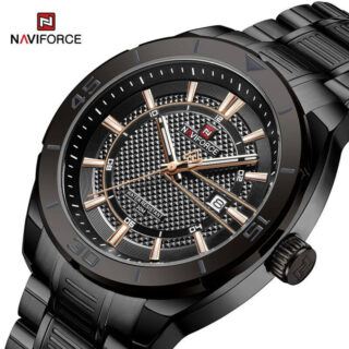 NaviForce NF9210 Fashion Business Edition Date Display Watch For Men - Black