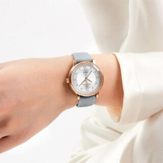 Naviforce NF5036 Classic Rhinestone Surrounded watch For Women - Grey/White